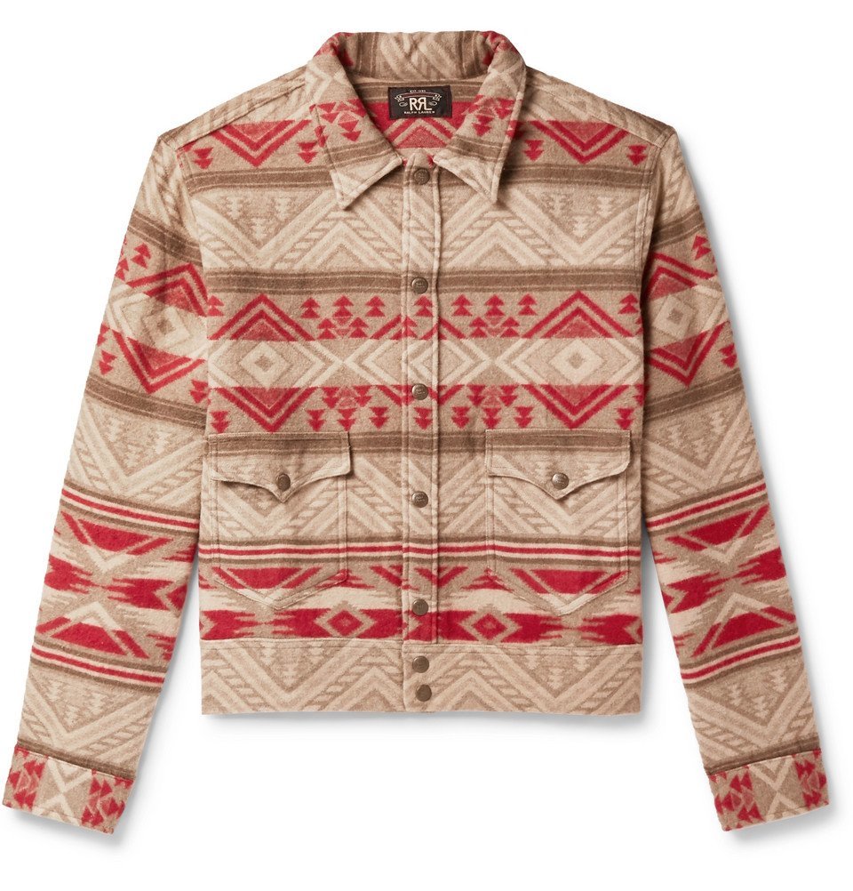 jacquard overshirt