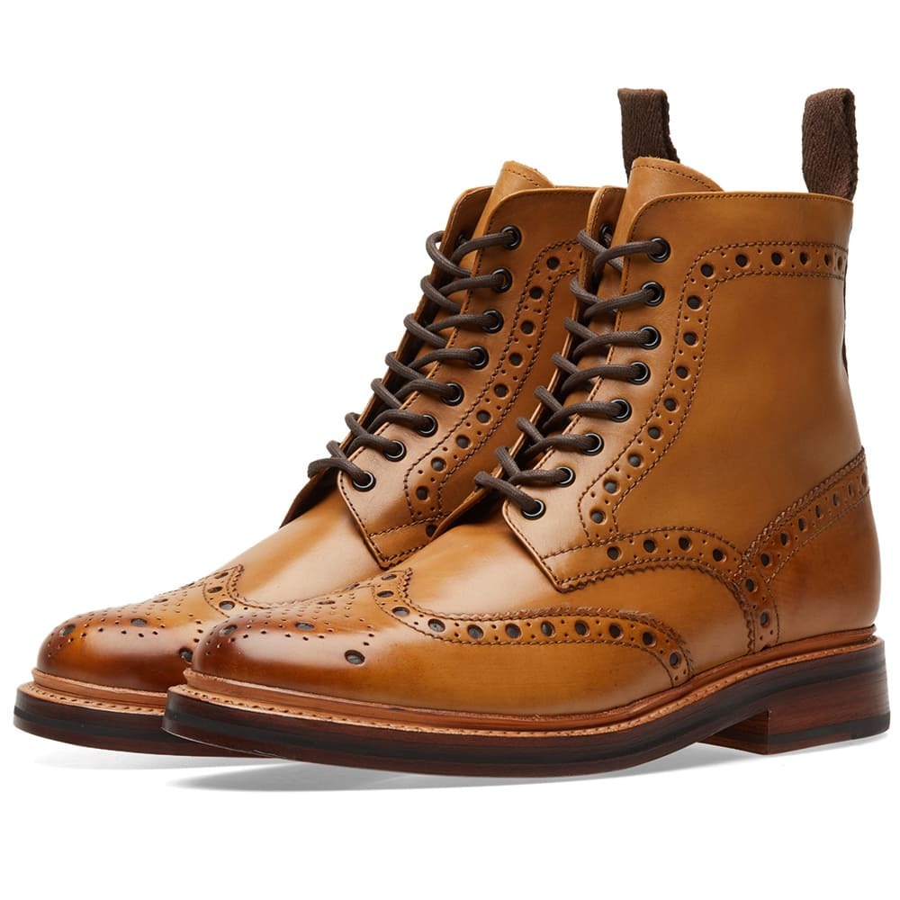 grenson fred brogue boots