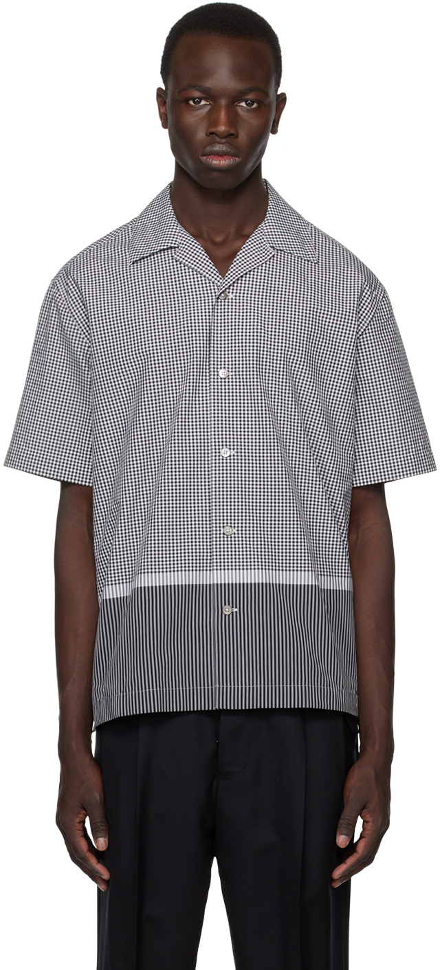 Dunhill Black & White Check Shirt Dunhill