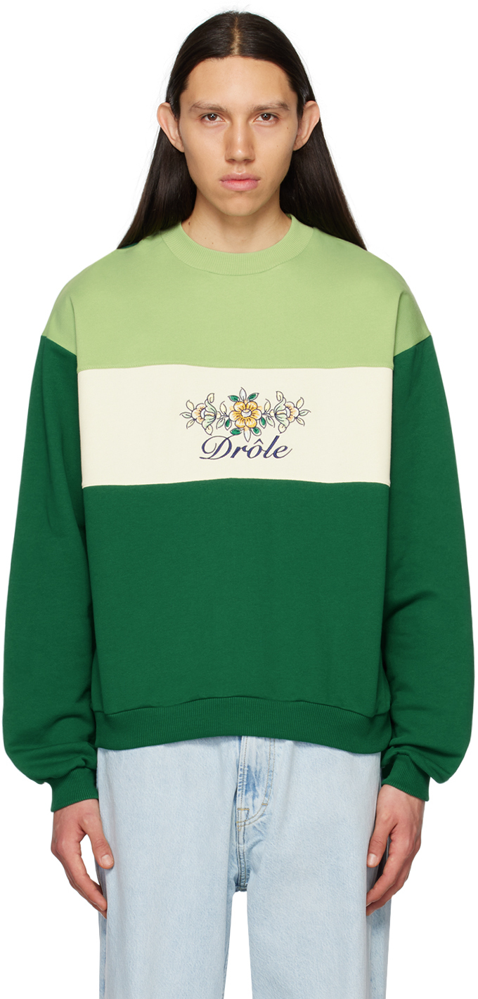 Drôle De Monsieur Green 'Le Sweatshirt Drôle Fleuri' Sweatshirt