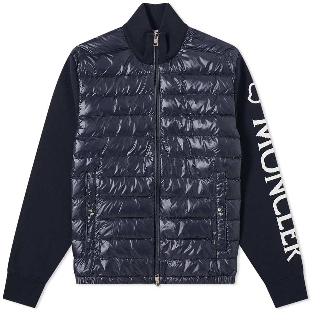 Moncler Down Fronted Knit Jacket Moncler