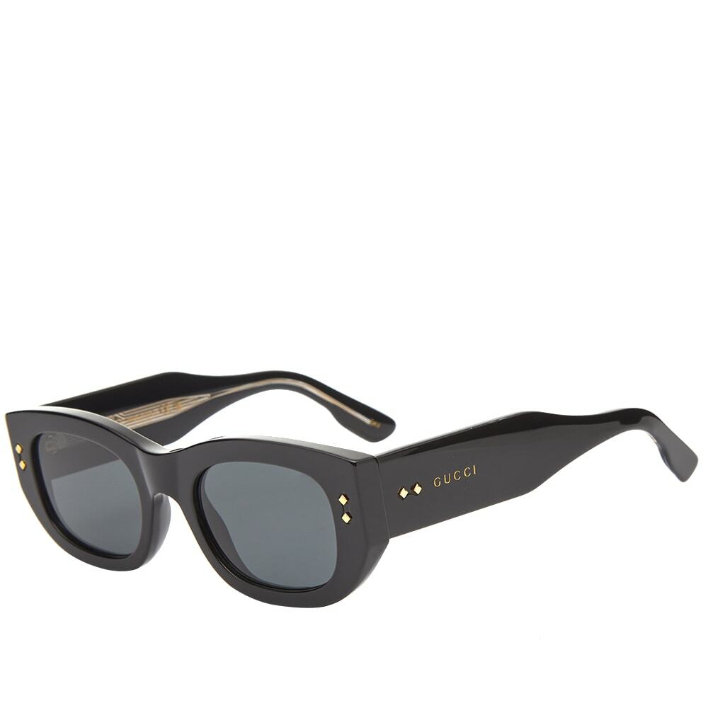 Gucci Women's Eyewear GG1215S Sunglasses in Black/Grey Gucci