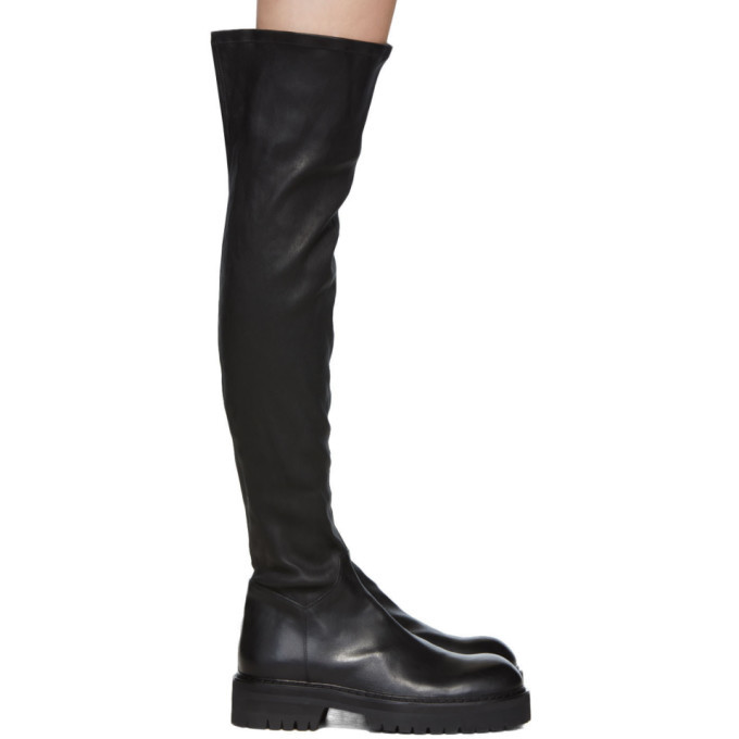over the knee combat boots