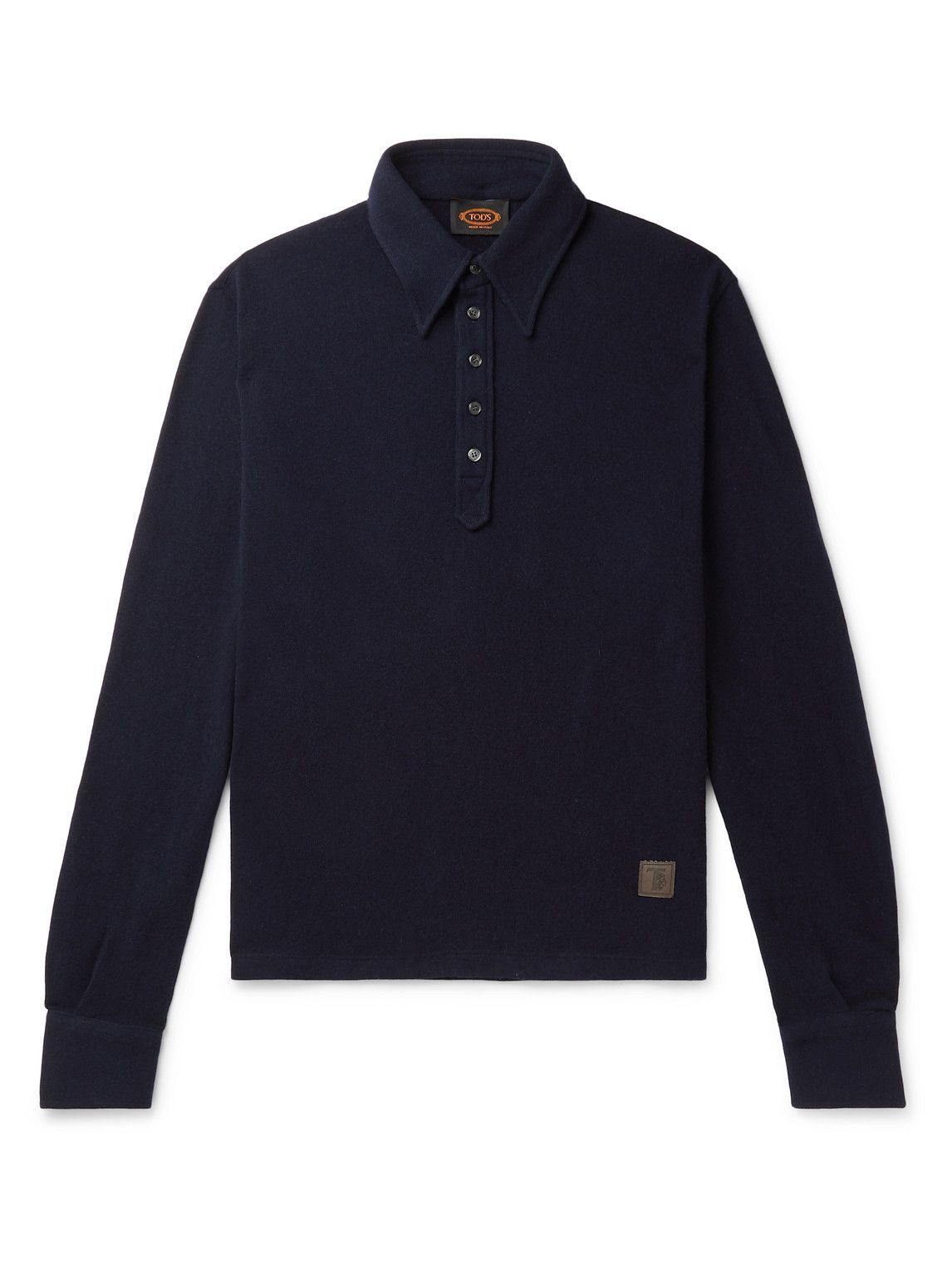 Tod's - Wool-Blend Polo Shirt - Blue Tod's