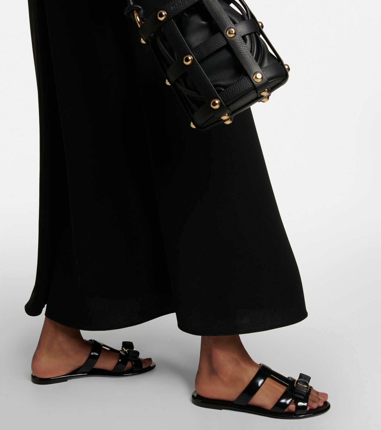 ferragamo slides blue