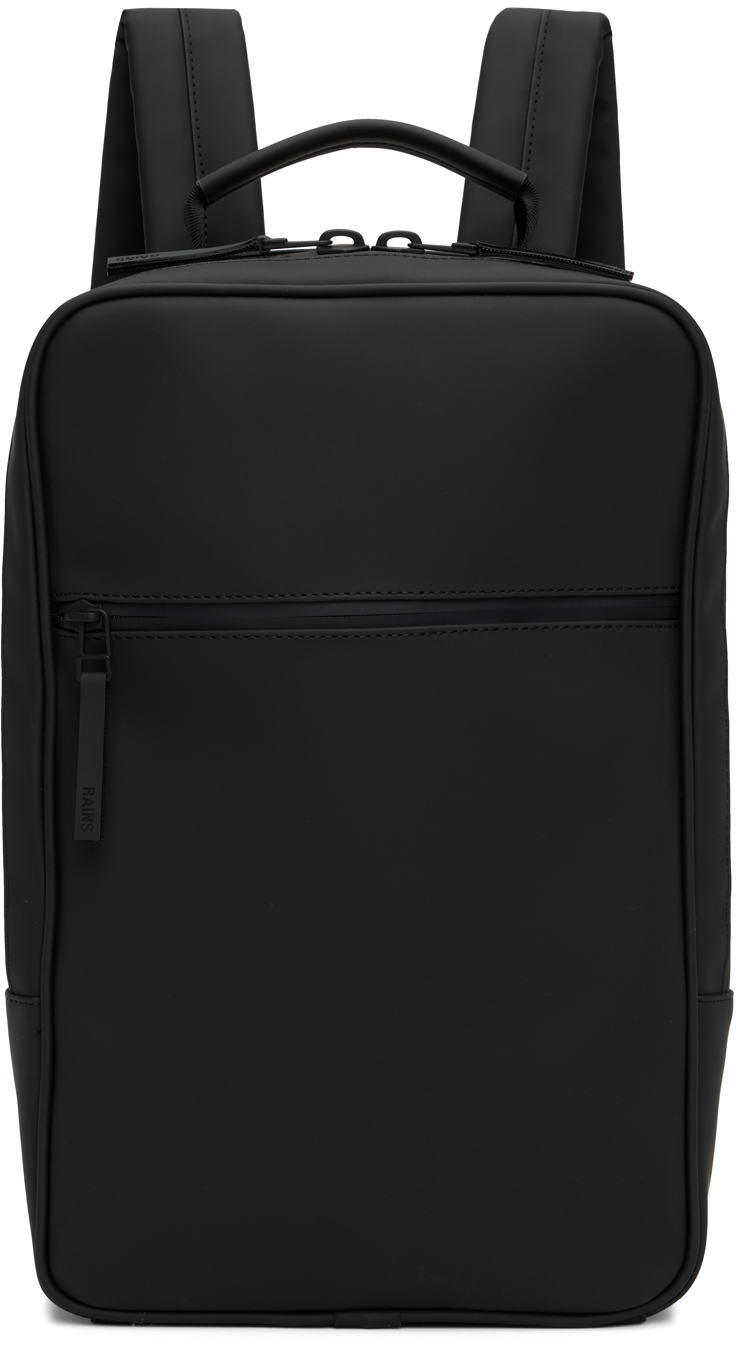 RAINS Black Book Backpack Rains