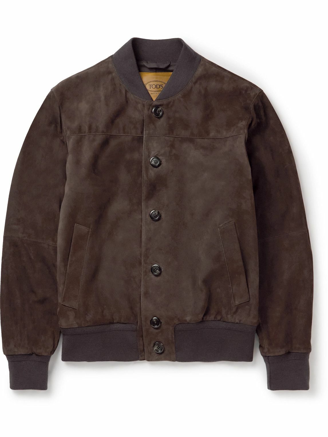 Tod's - Suede Bomber Jacket - Brown Tod's