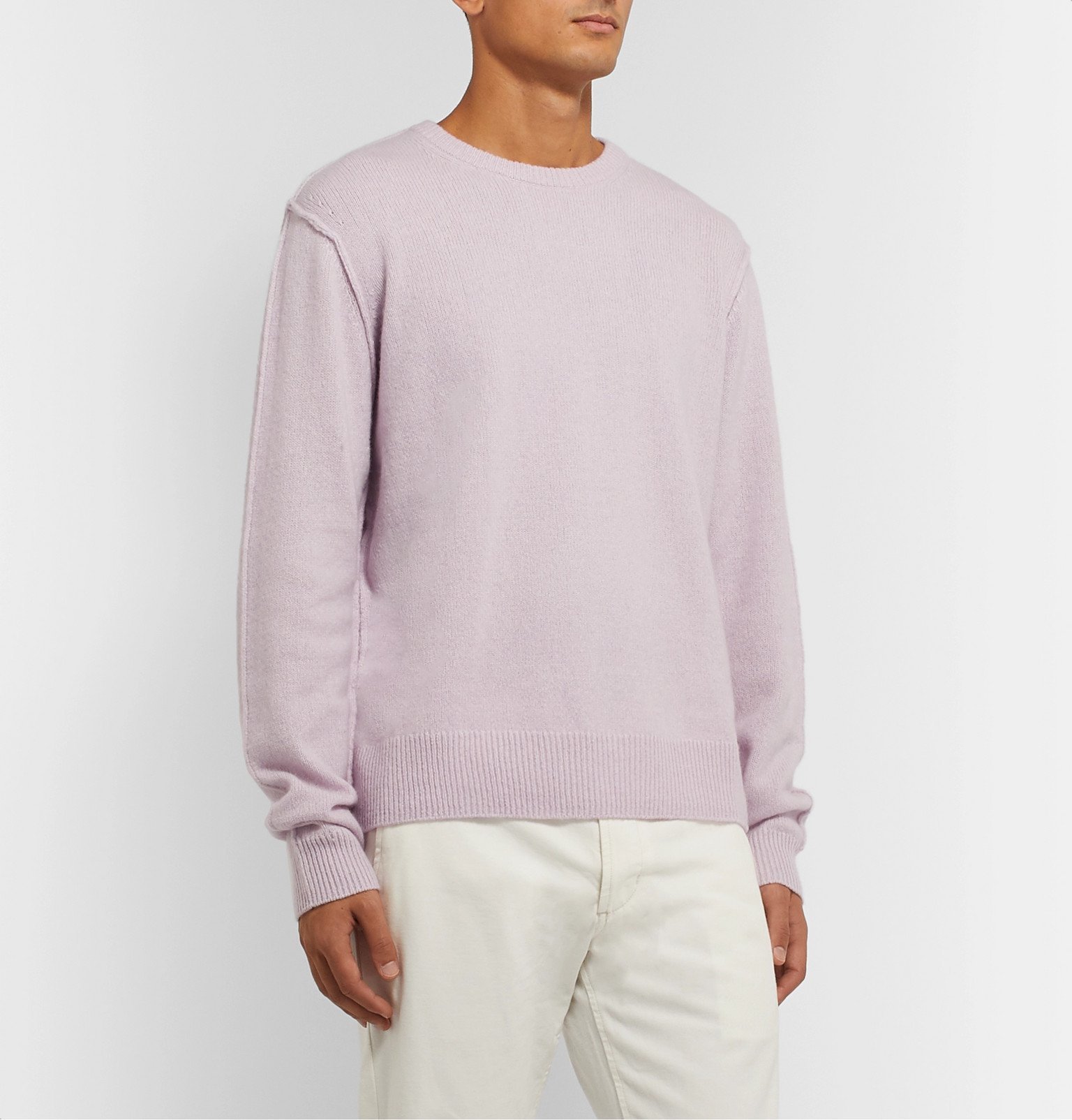 FRAME - Cashmere Sweater - Purple Frame Denim