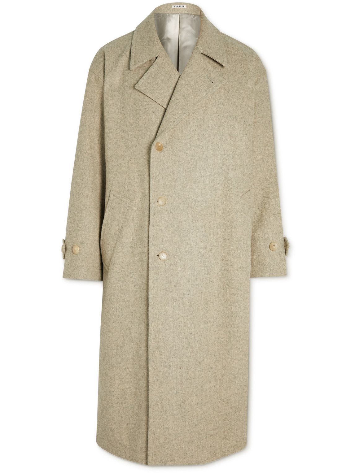 Auralee - Oversized Shetland Wool Coat - Neutrals Auralee