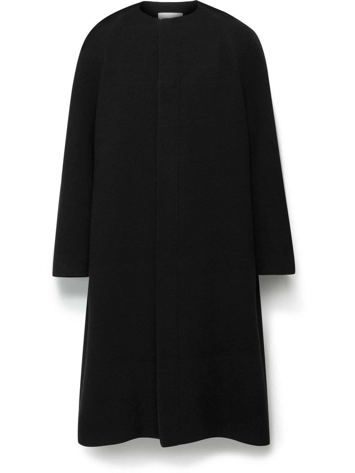 The Row Bram Virgin WoolBlend Coat Black The Row