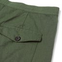 Oliver Spencer - Linen and Cotton-Blend Canvas Drawstring Trousers - Green