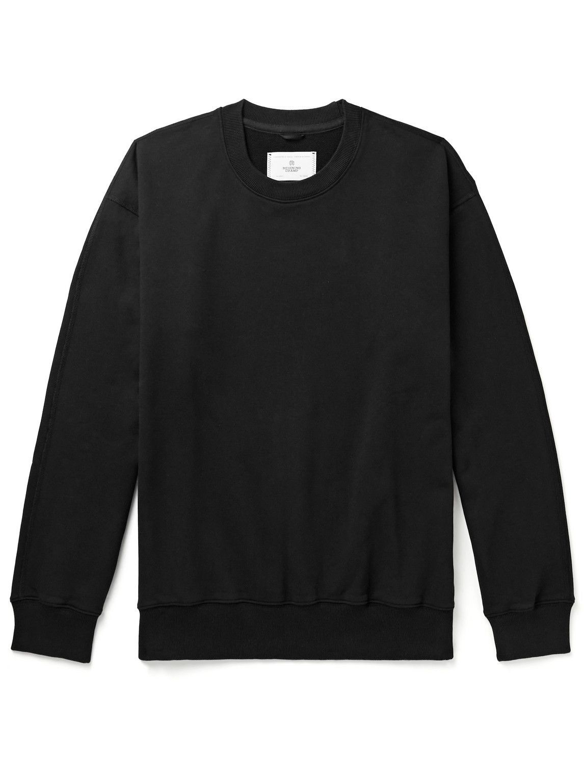 reigning champ black sweatshirt