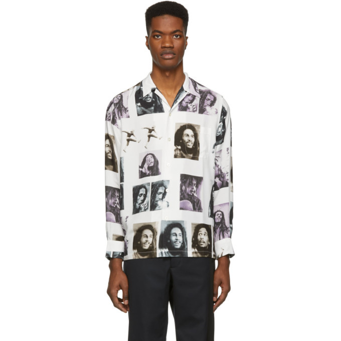 Wacko Maria Multicolor Bob Marley Edition Hawaiian Shirt Wacko Maria