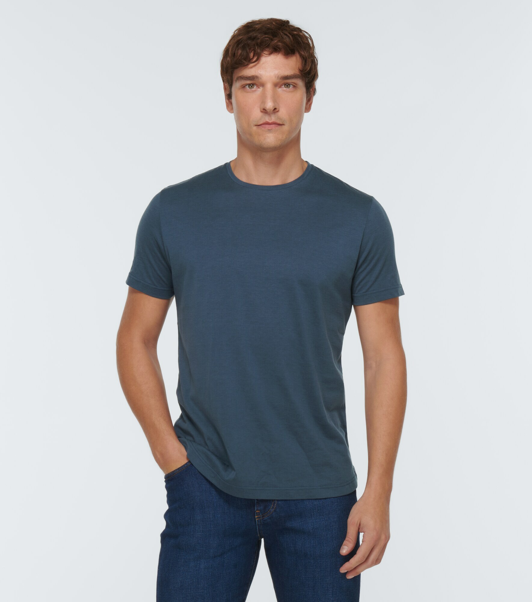 Loro Piana - Silk and cotton T-shirt Loro Piana