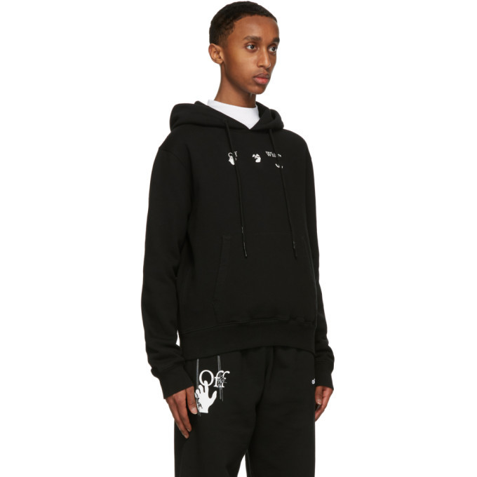 Black Peace Worldwide Hoodie Off-White
