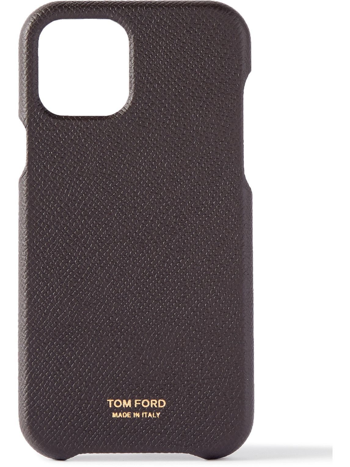 TOM FORD - Full-Grain Leather iPhone 12 Pro Case TOM FORD
