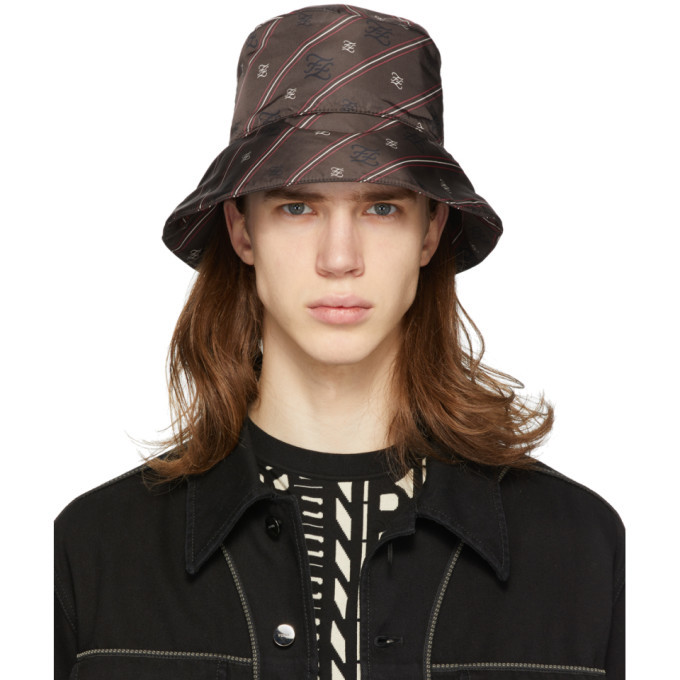 Fendi Brown Karligraphy Bucket Hat Fendi