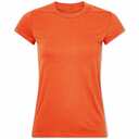 Rick Owens Women's Cropped Level T-Shirt in Orange