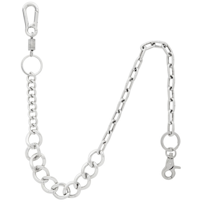 Martine Ali Silver Mixed Link Wallet 