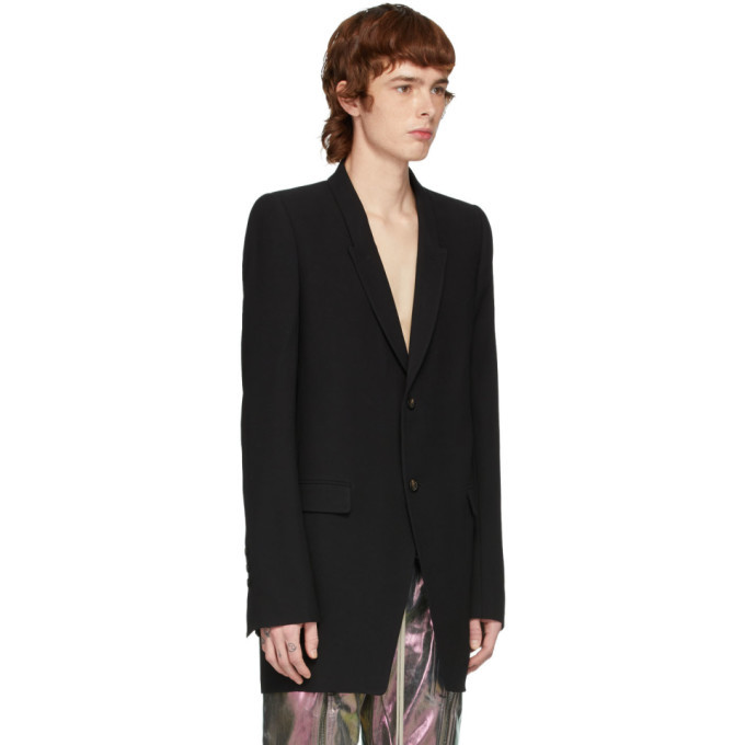 Rick Owens Black Tatlin Blazer Rick Owens