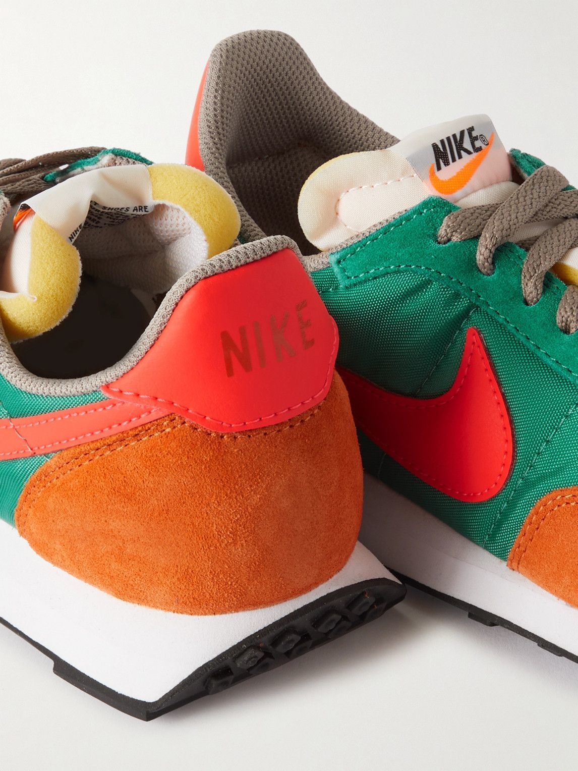 Nike Waffle 2 SP Leather and SuedeTrimmed Nylon Sneakers Green Nike