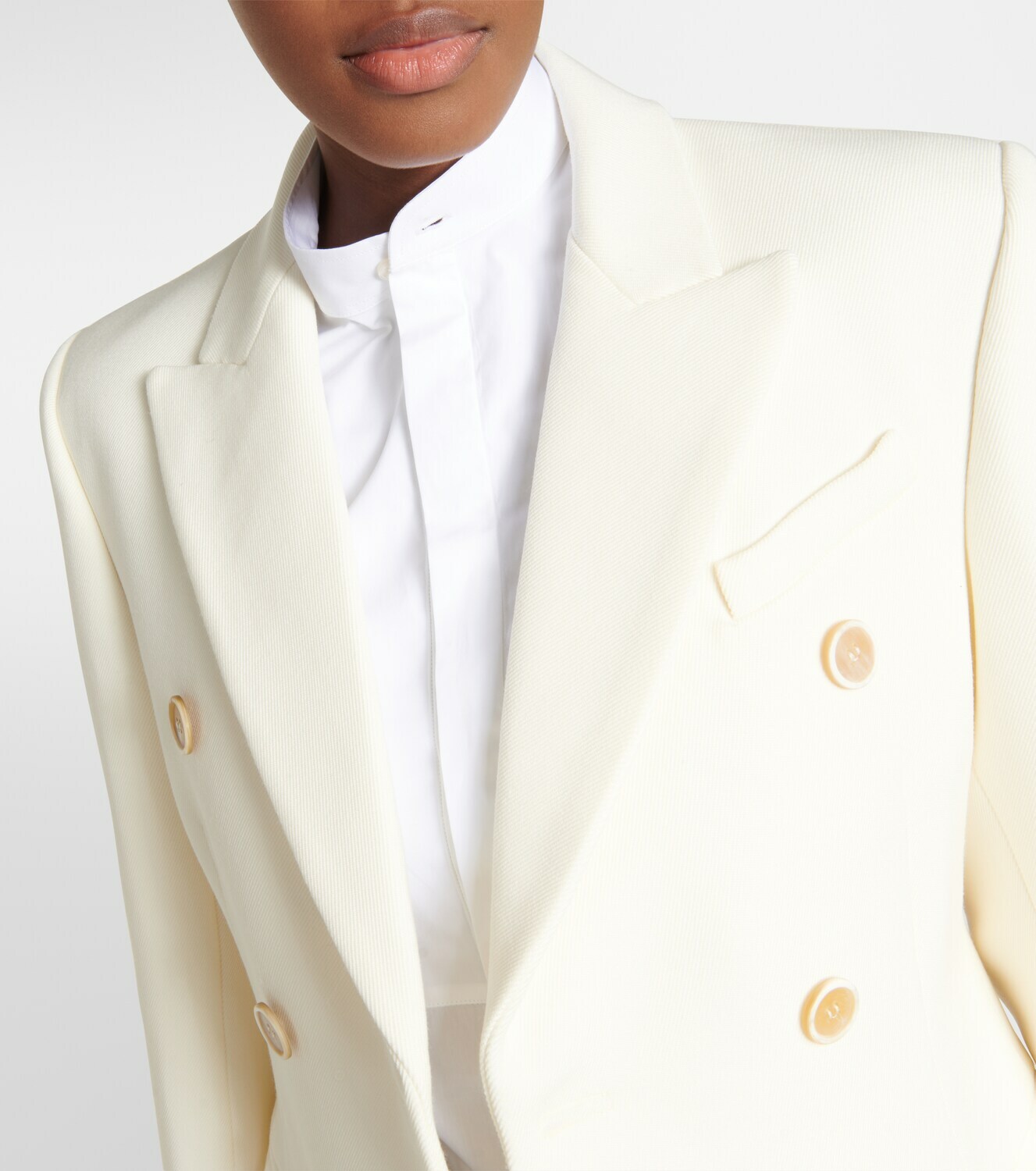 Wardrobe.NYC Doublebreasted wool twill coat WARDROBE.NYC