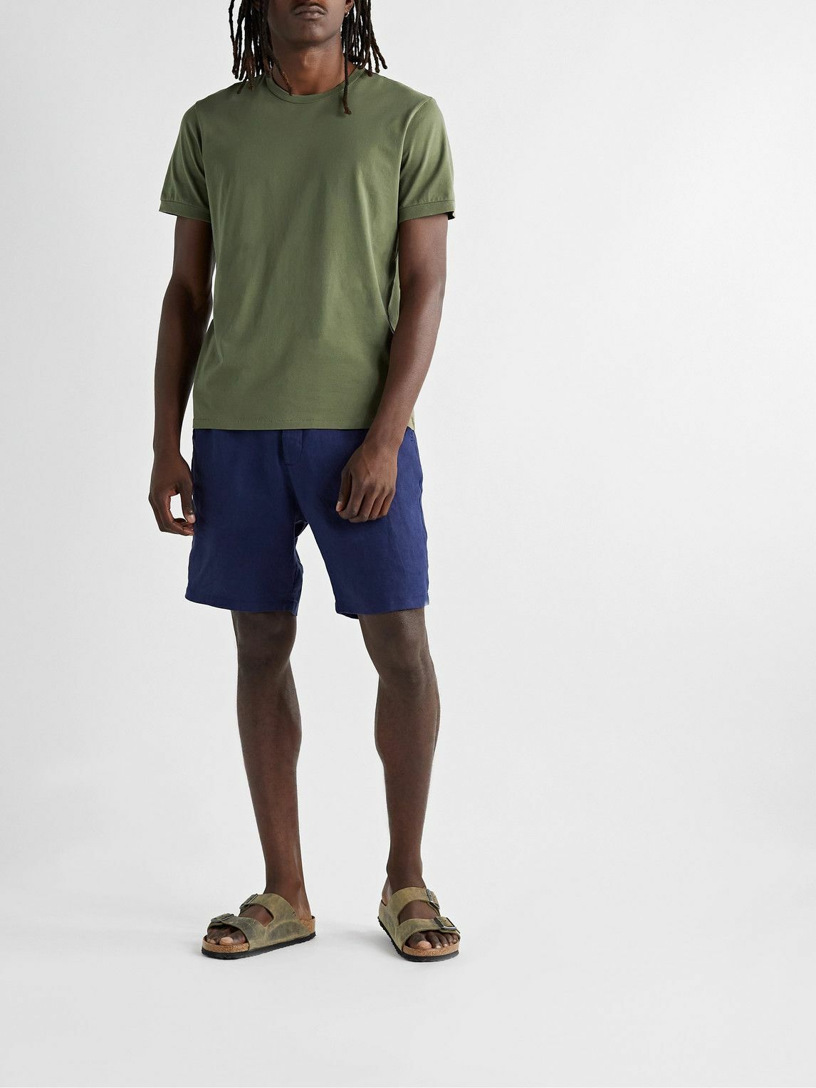 Outerknown - Sojourn Organic Pima Cotton-Jersey T-Shirt - Green Outerknown