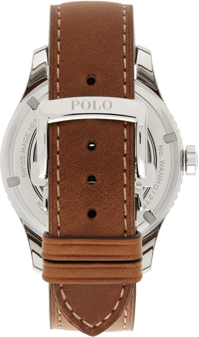 Polo Ralph Lauren Brown & Black 'The Polo' 42mm Watch