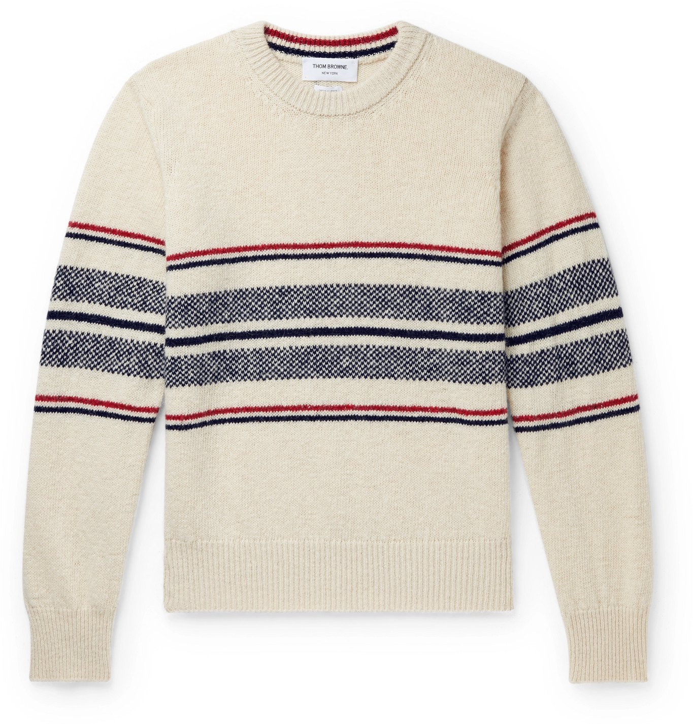 slim fit white sweater
