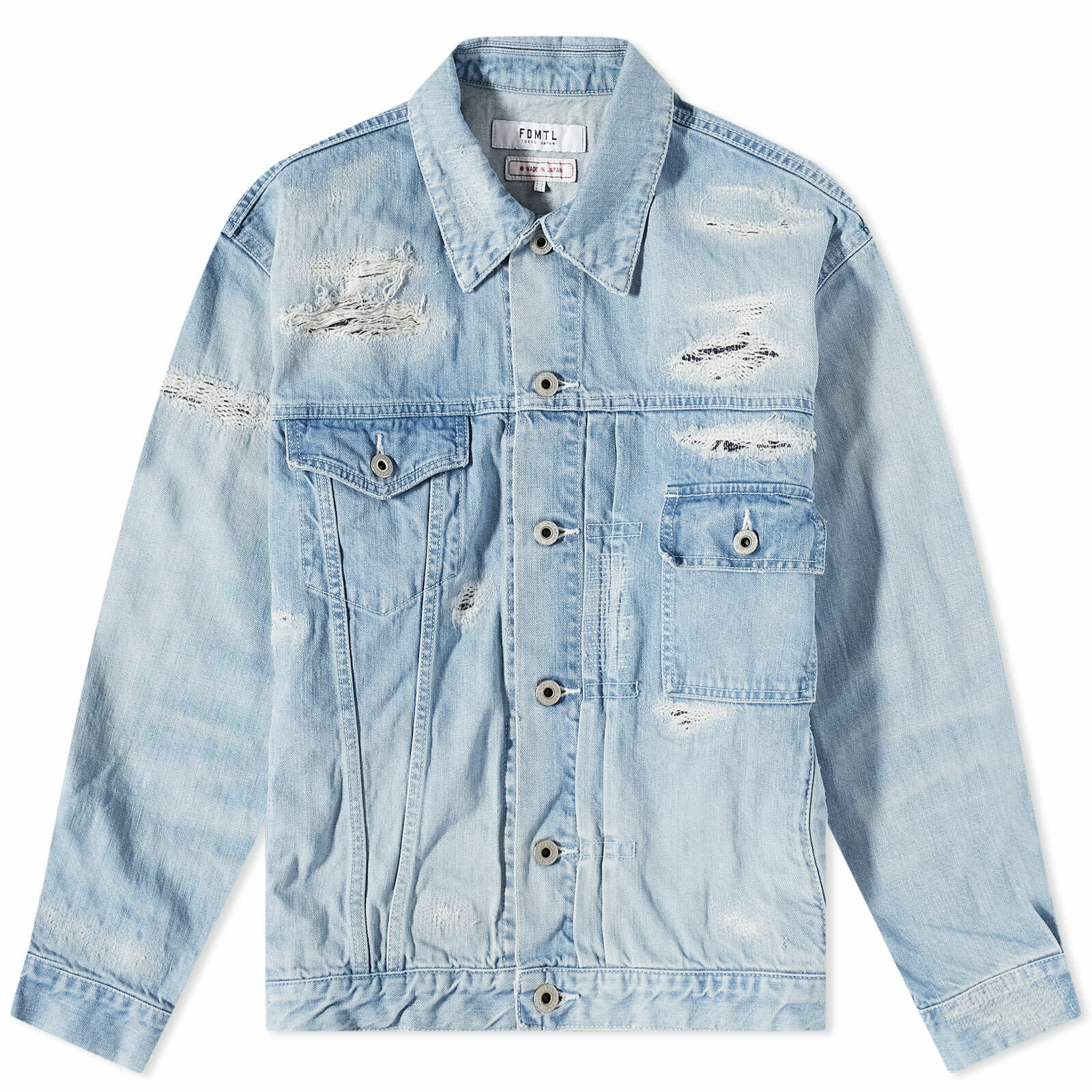 FDMTL Men's Denim Jacket in Indigo FDMTL