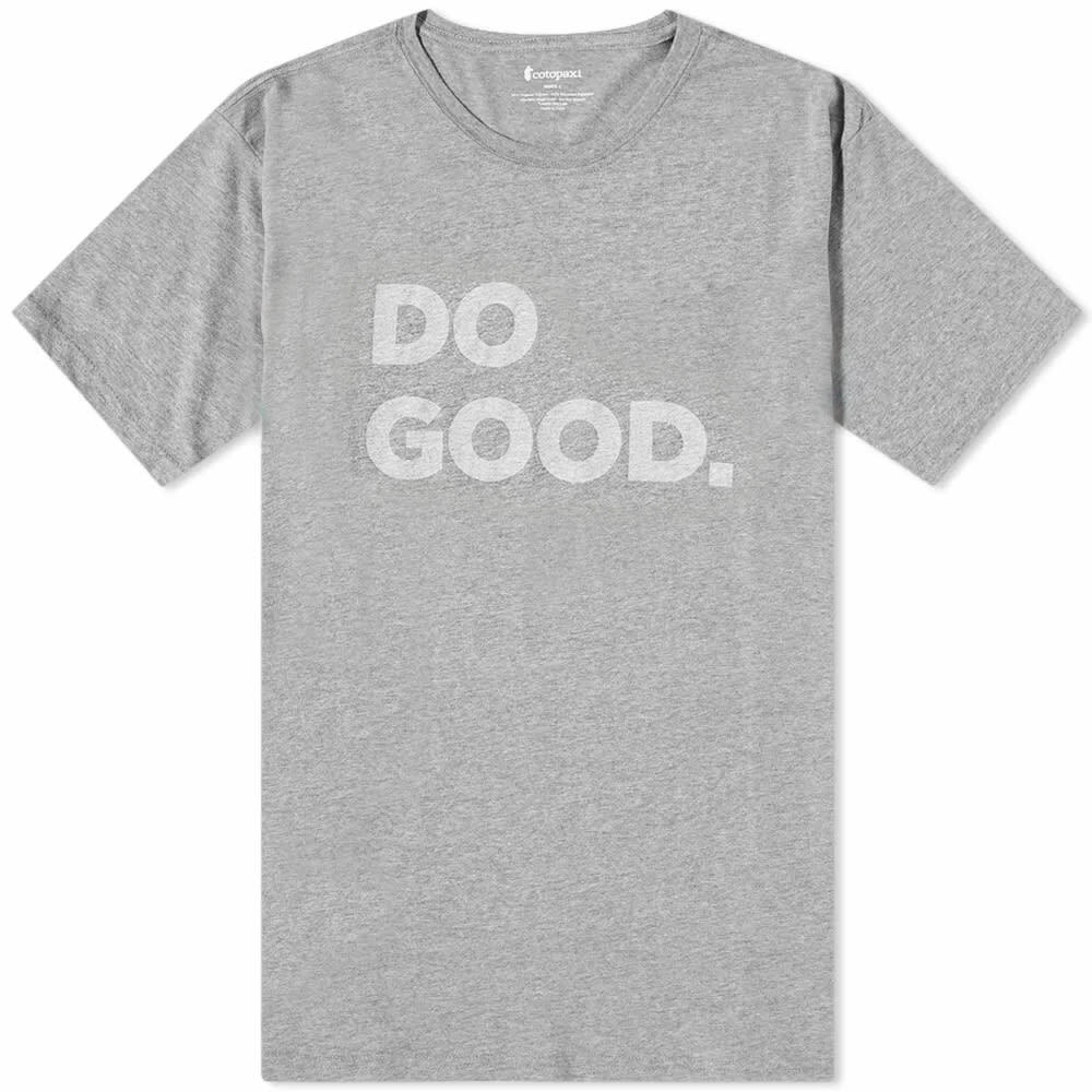 Cotopaxi Men's Do Good T-Shirt in Heather Grey Cotopaxi