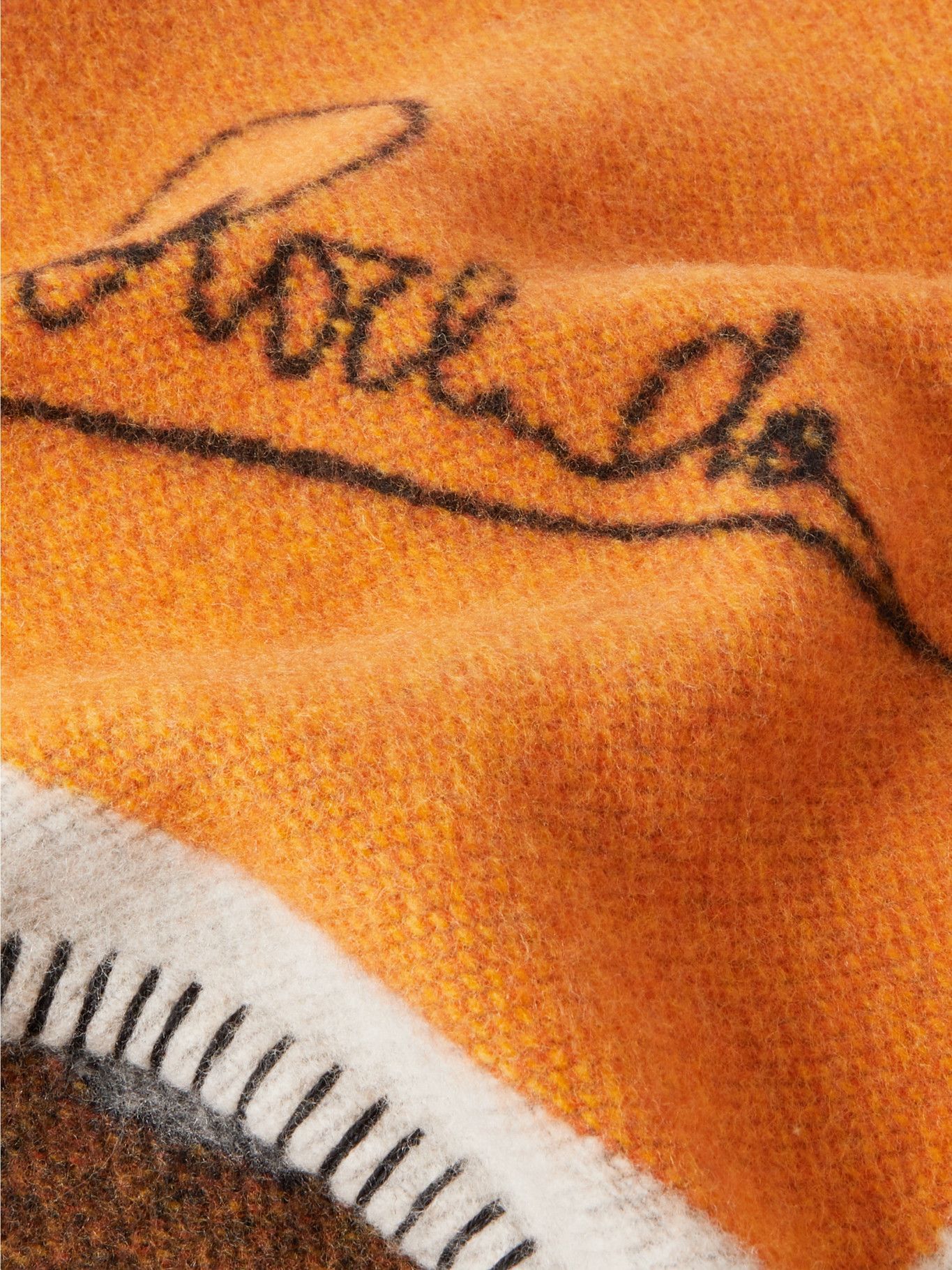 JW Anderson Magdalene Odundo Intarsia Wool and CashmereBlend Blanket