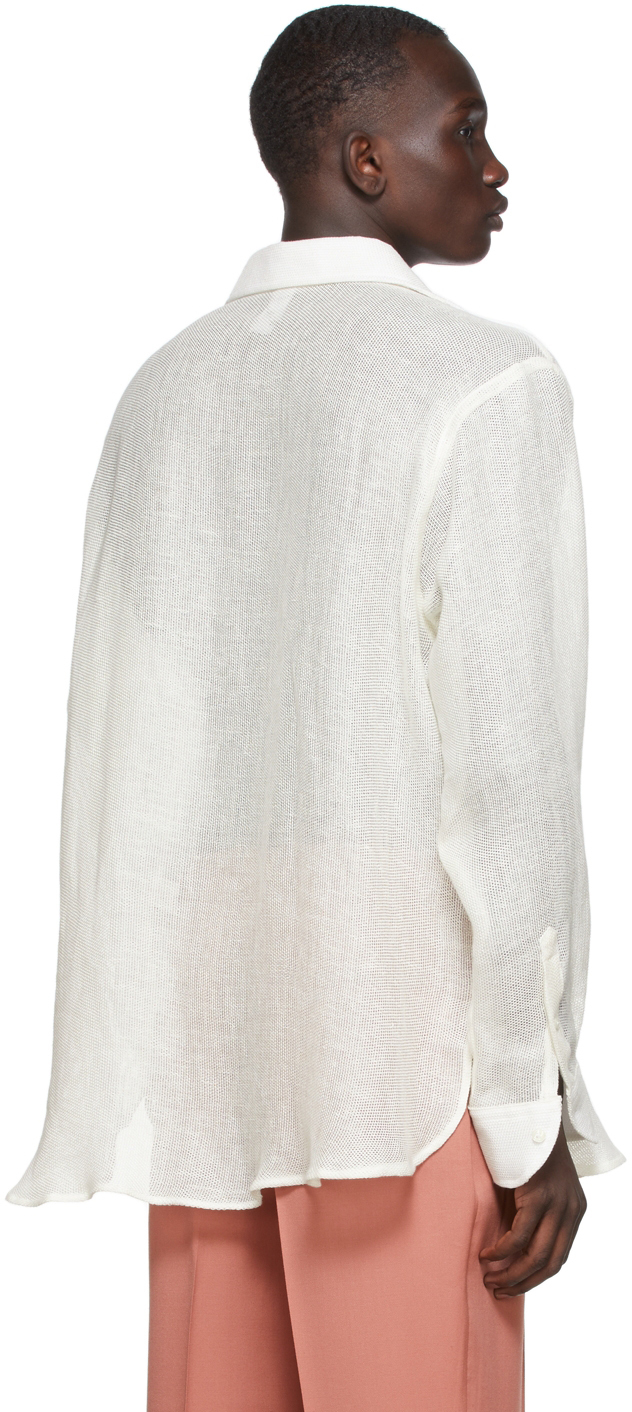 off white mesh shirt