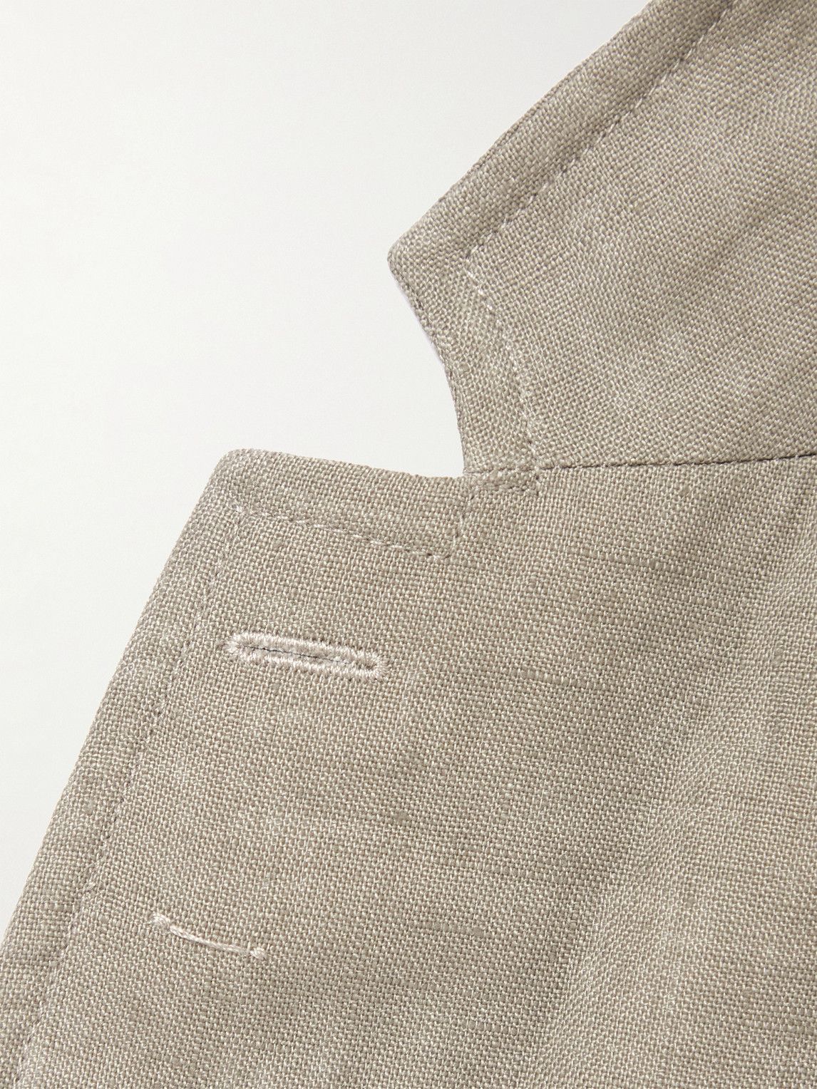 Oliver Spencer - Fairway Unstructured Linen Suit Jacket - Gray