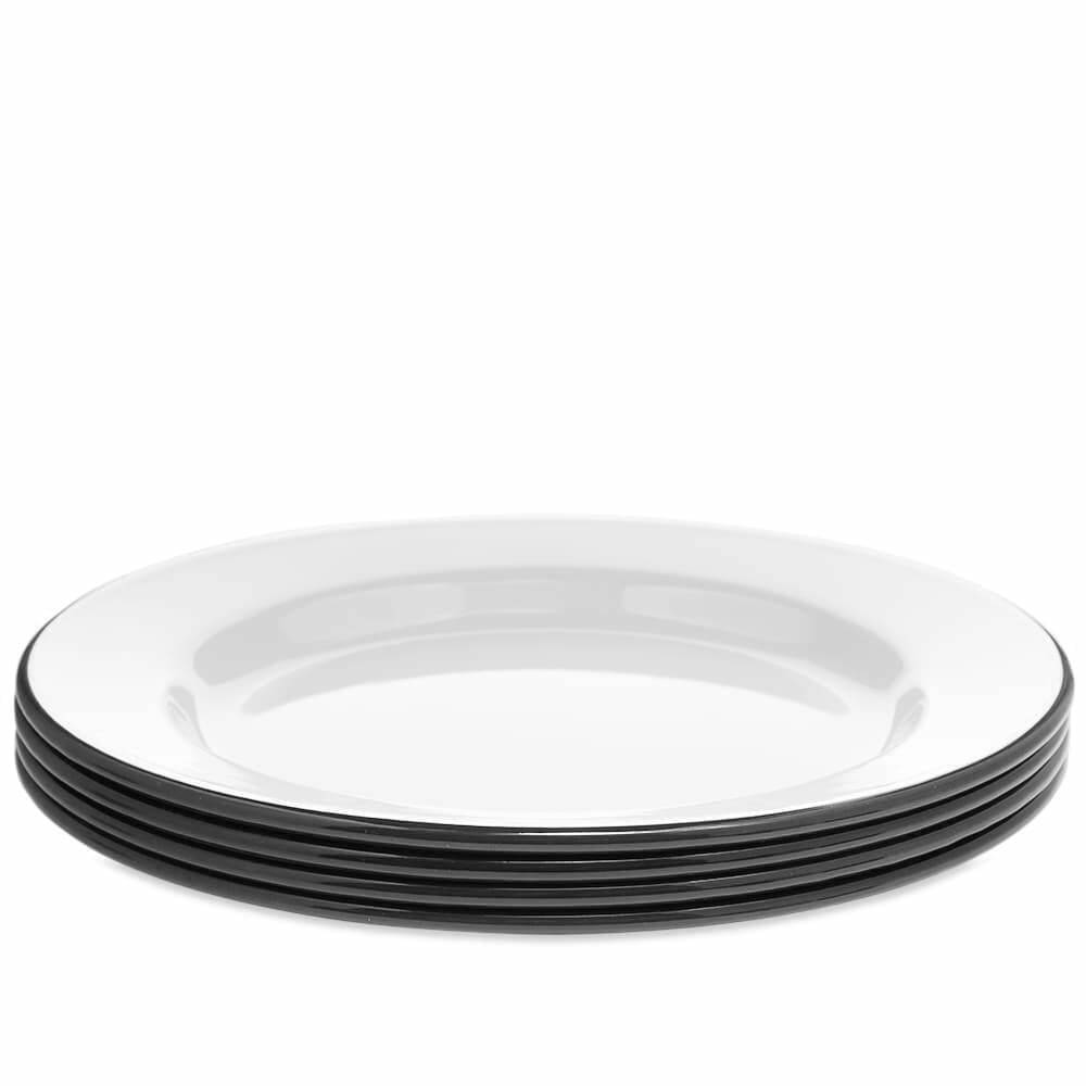 Falcon Enamelware Plates in Coal Black Falcon Enamelware