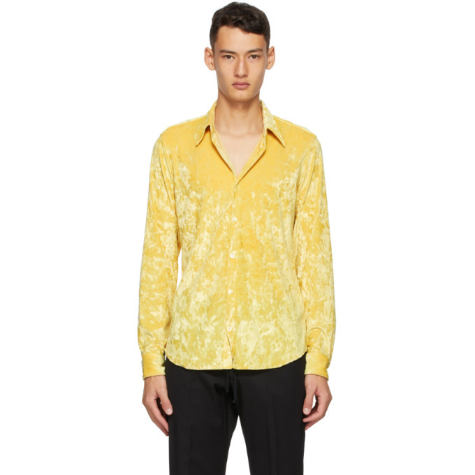 Noten Yellow Velvet Shirt Dries 