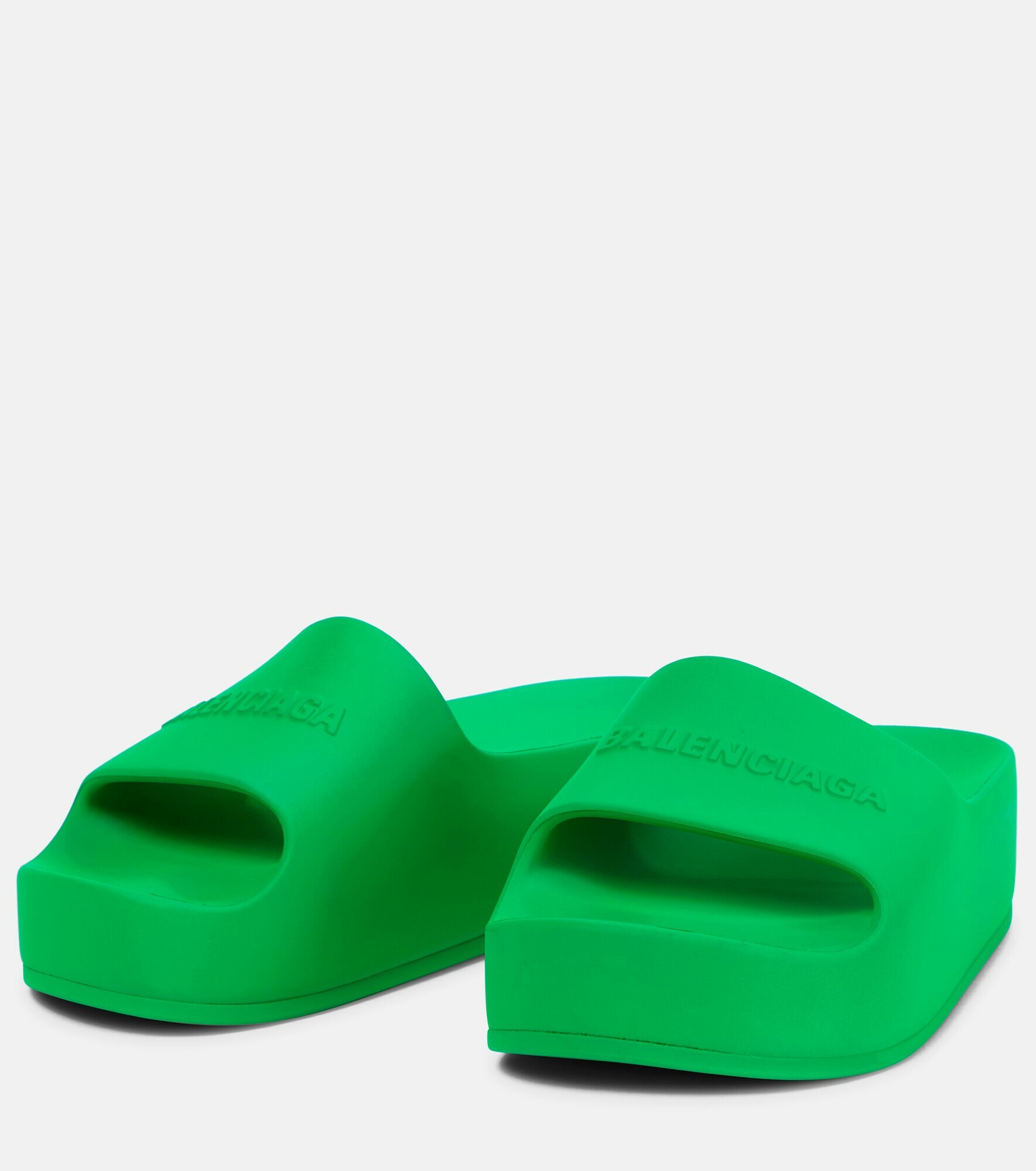 Balenciaga Logo rubber slides Balenciaga