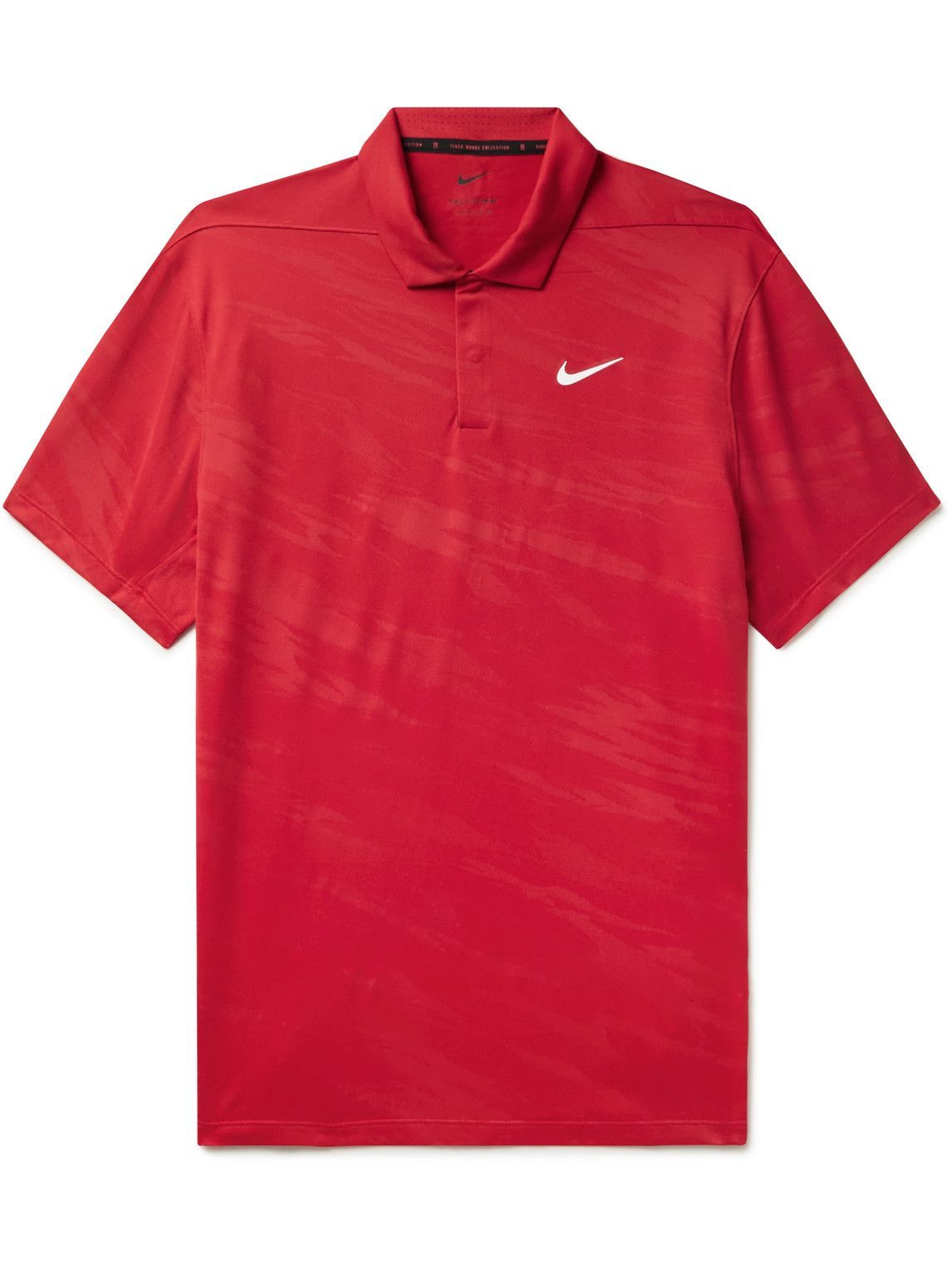 Nike Golf Tiger Woods Dri Fit Adv Golf Polo Shirt Red Nike Golf