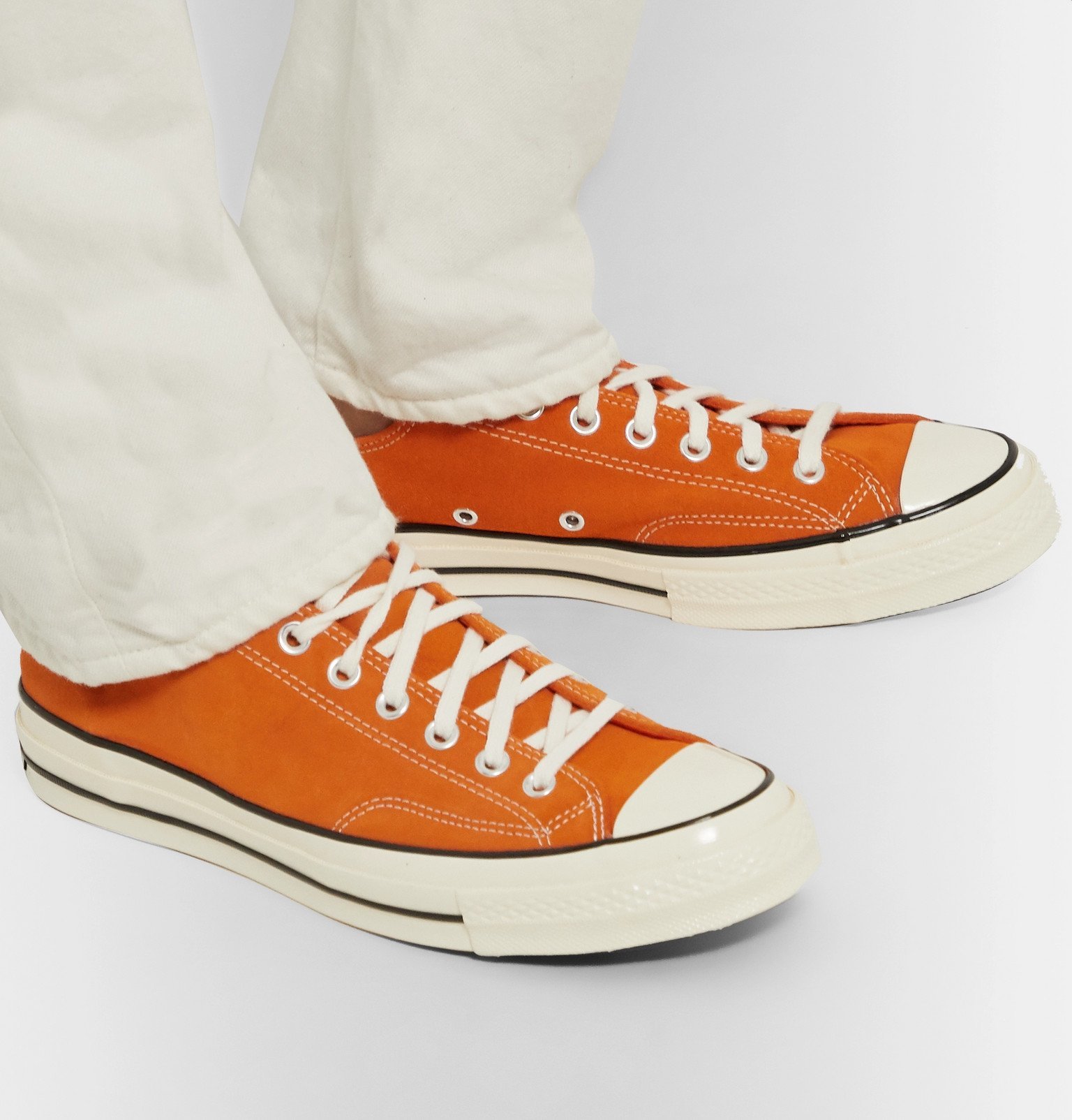 Converse - Chuck 70 Suede Sneakers - Orange Converse