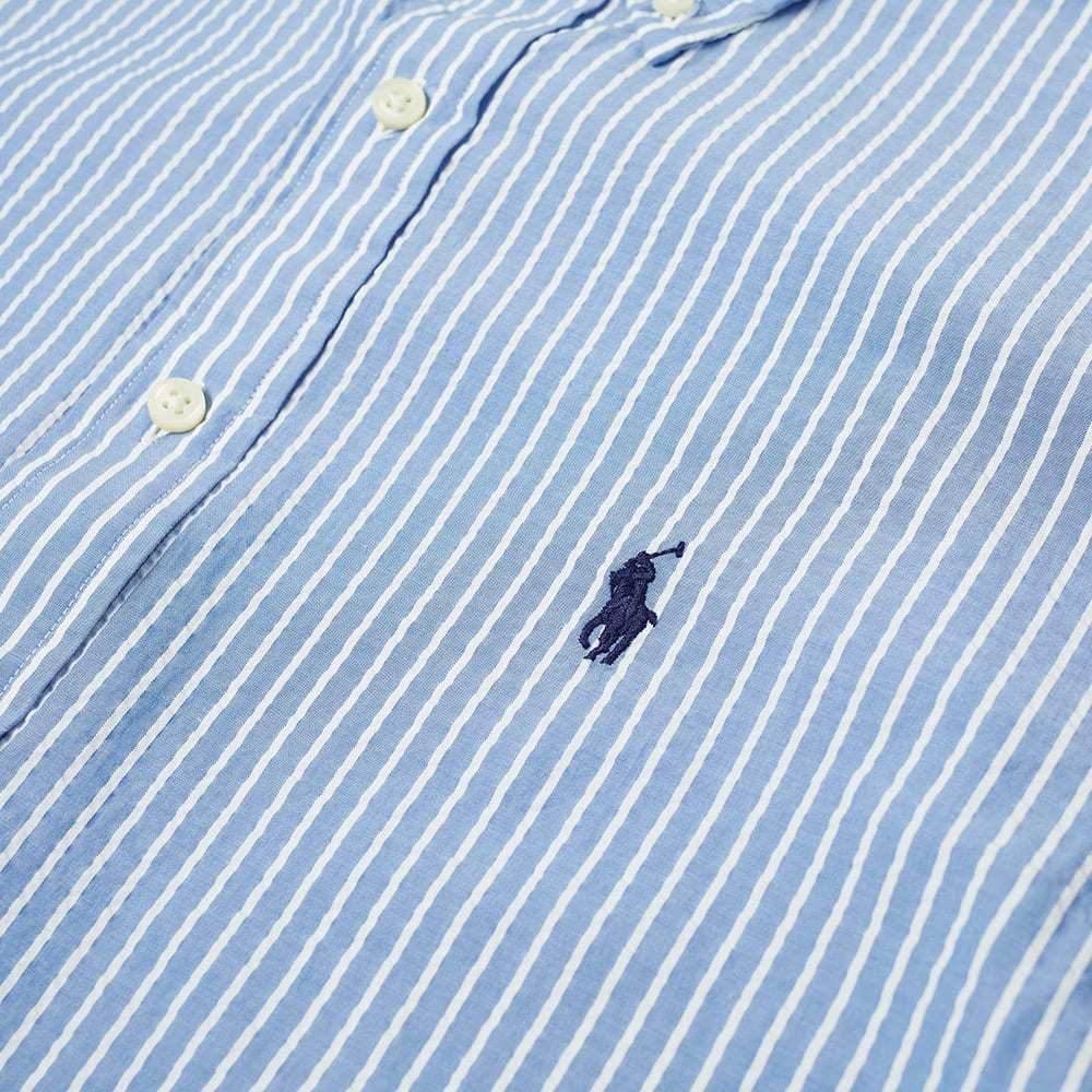 Polo Ralph Lauren Short Sleeve Slim Fit Striped Seersucker Shirt Polo Ralph  Lauren