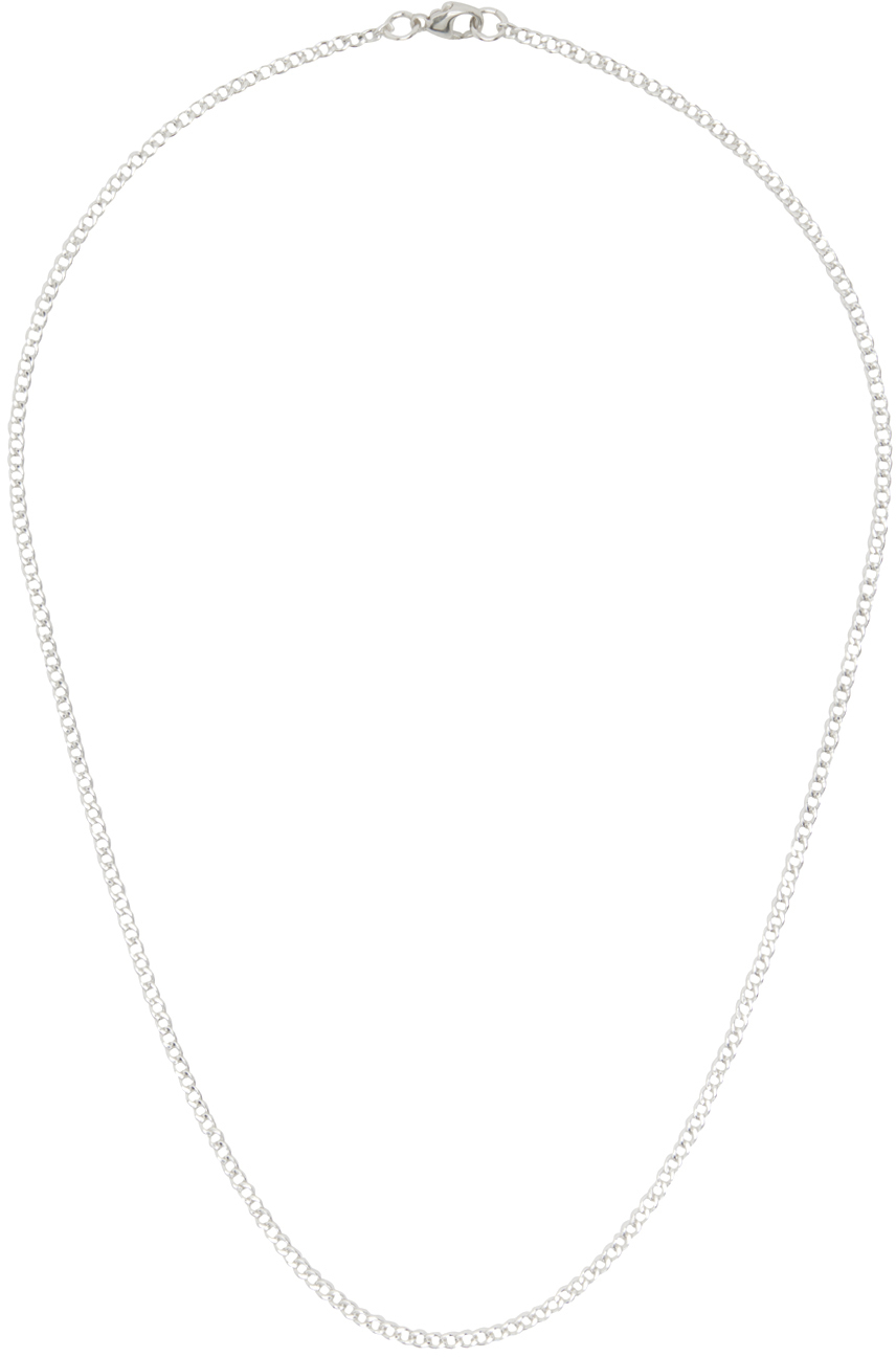 MAPLE Silver Curb Chain Necklace Maple