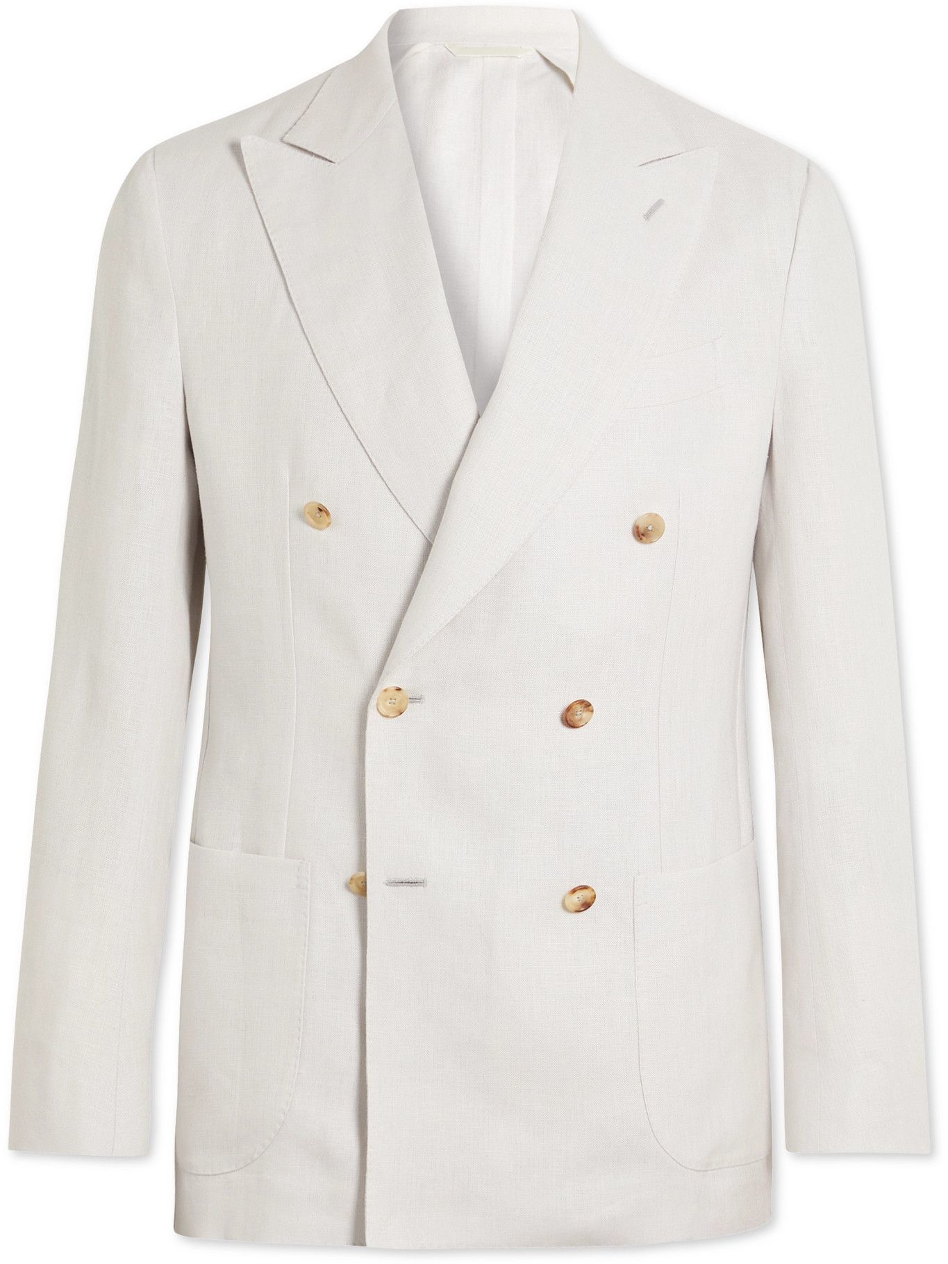 linen unstructured blazer