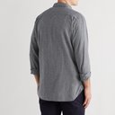 Oliver Spencer - Clerkenwell Micro-Checked Cotton Shirt - Gray