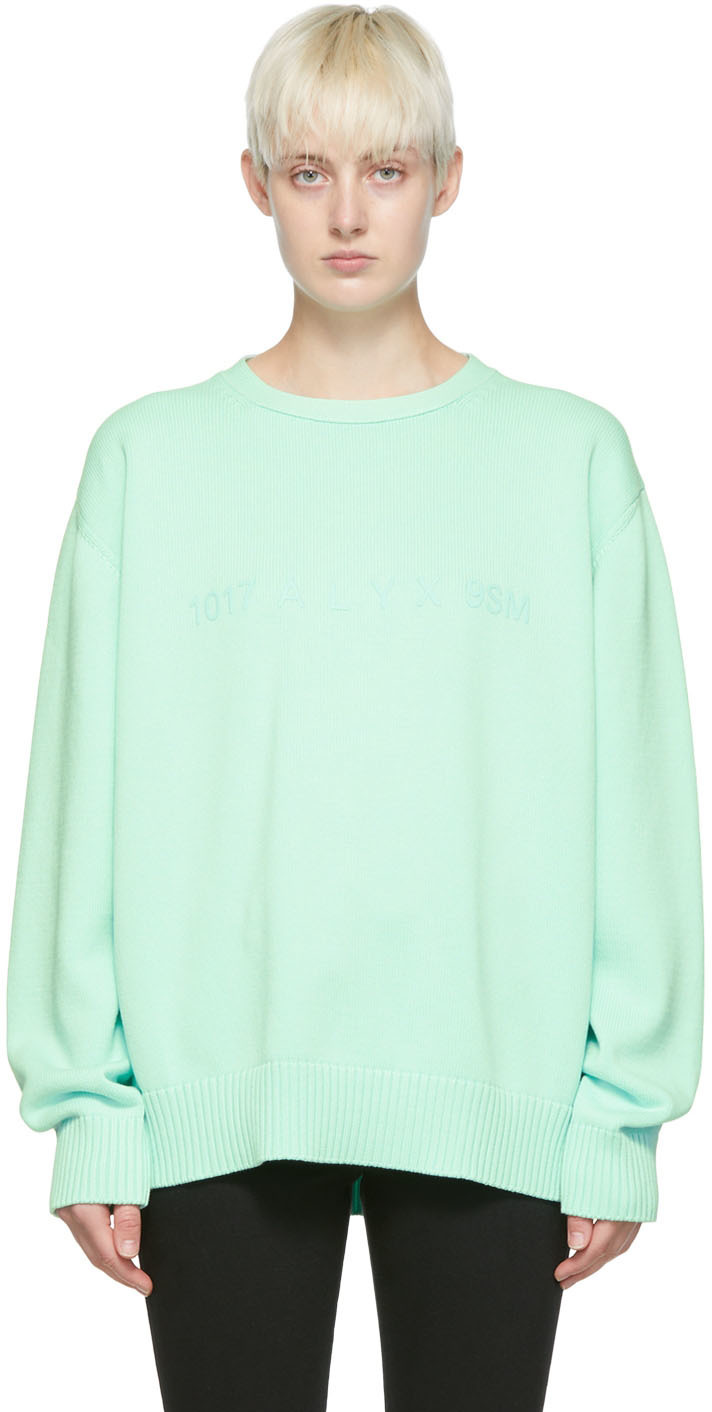 1017 ALYX 9SM Green Cotton Sweatshirt