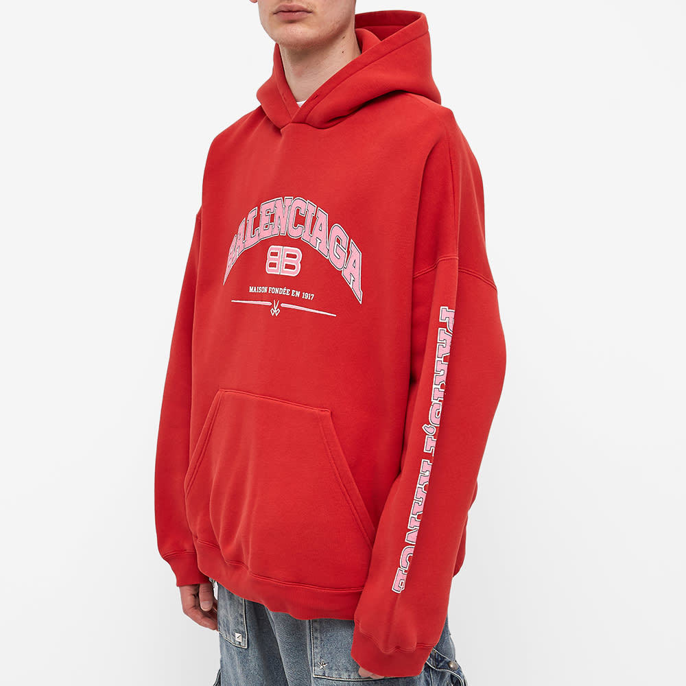 Balenciaga Arch Logo Oversized Popover Hoody Balenciaga