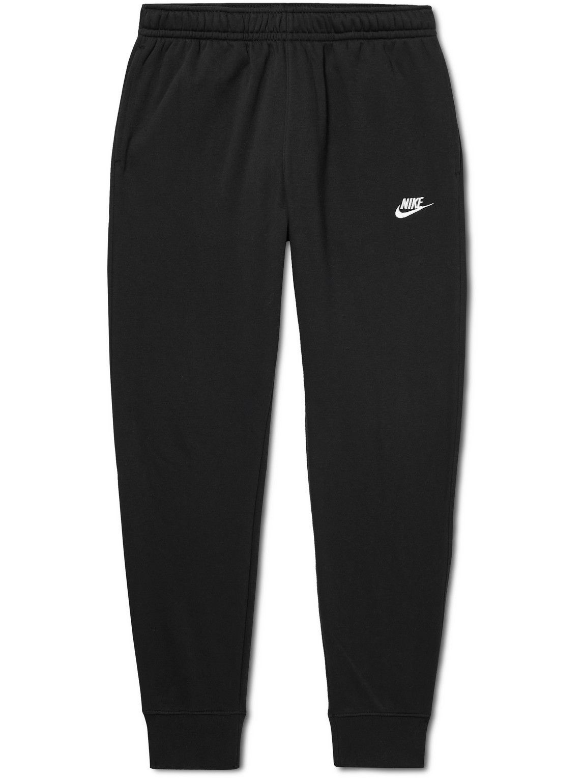 Nike - NSW Tapered Cotton-Blend Jersey Sweatpants - Black Nike