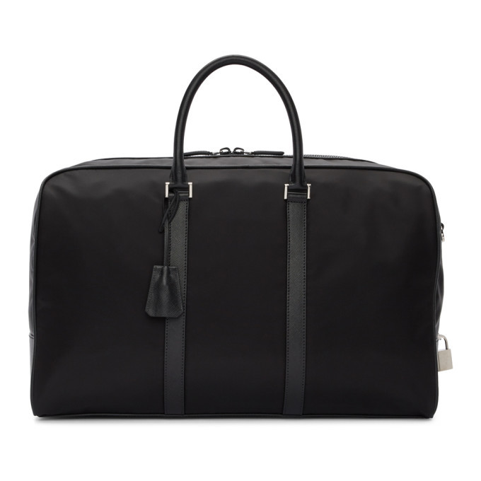 Prada Black Nylon Duffle Bag Prada