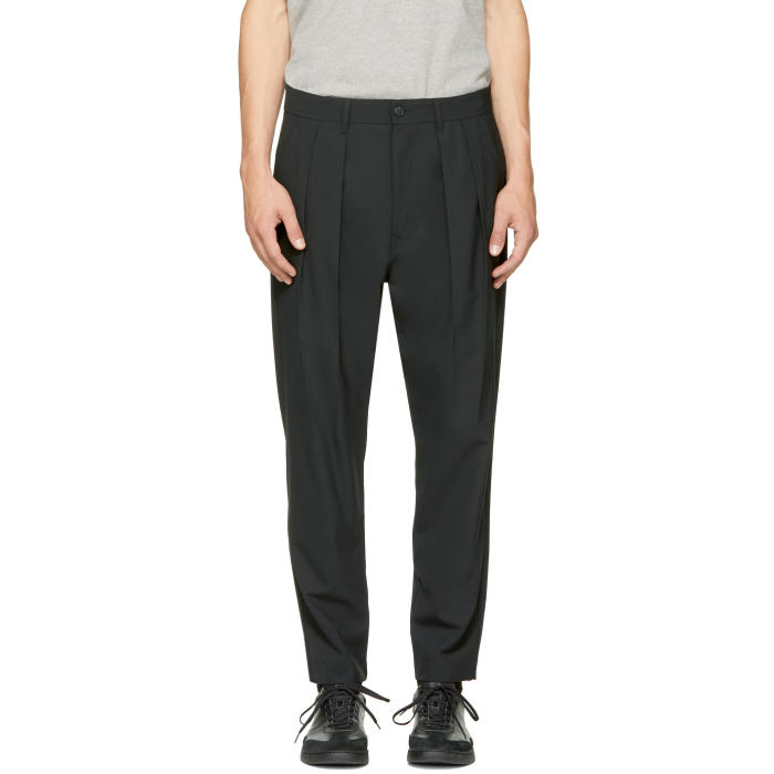 Double Pleated Trousers Diesel Black Gold