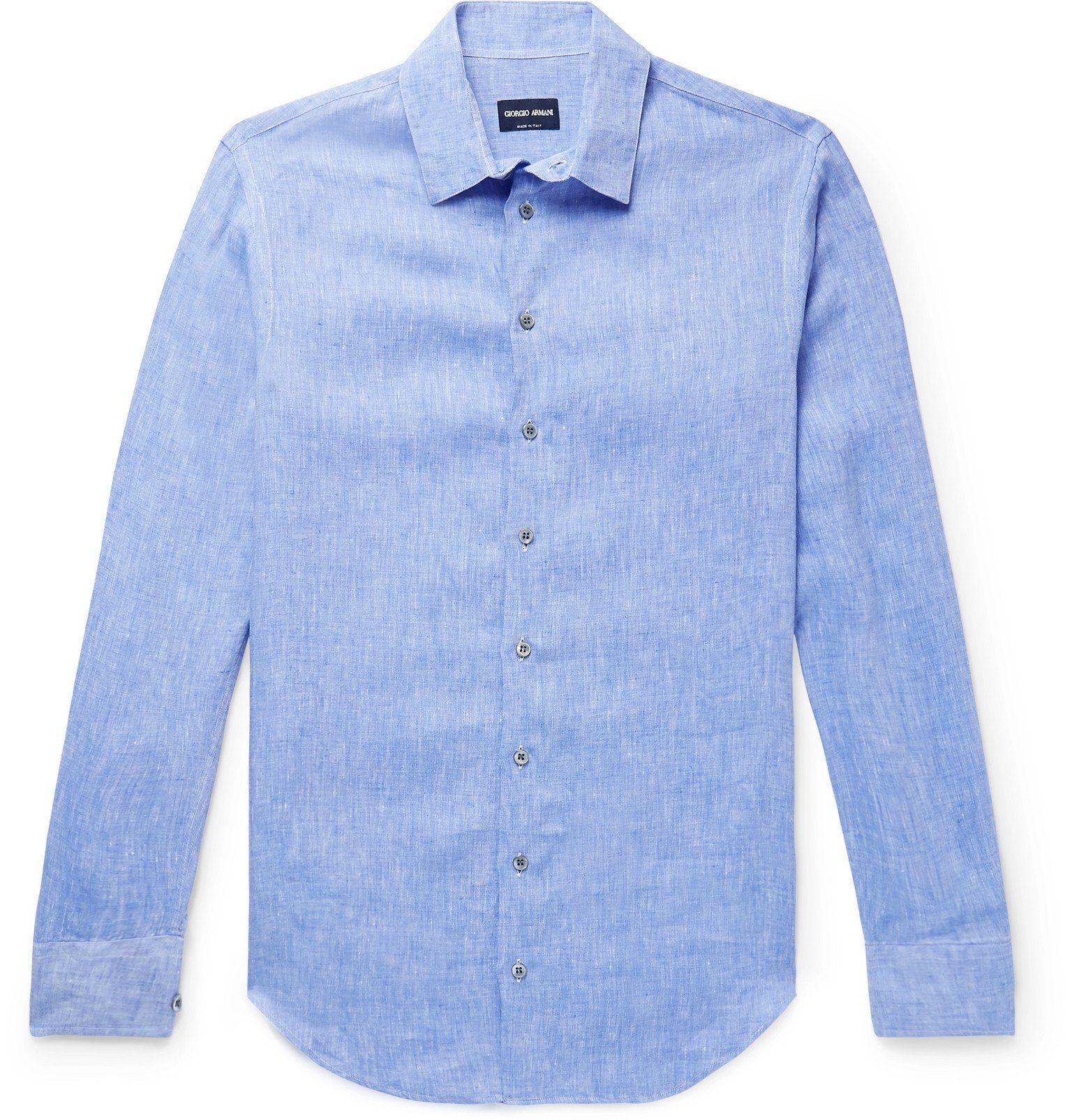 armani linen shirt