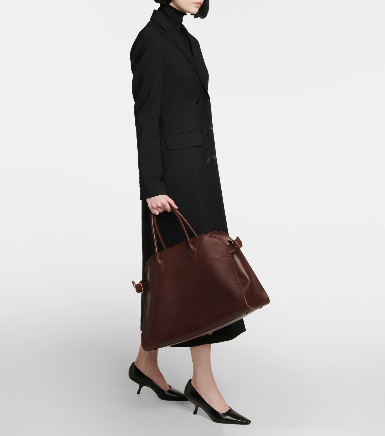 The Row - Margaux 17 leather tote bag The Row